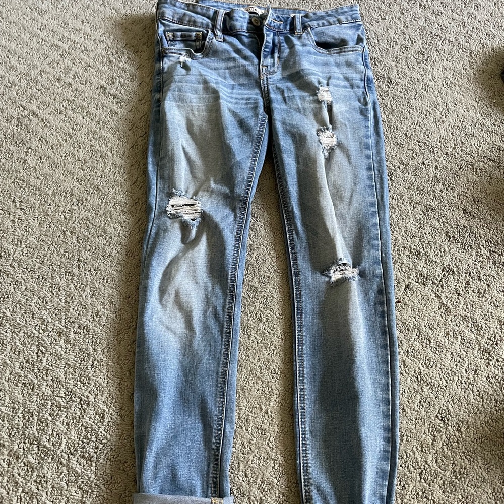 Hollister Light Wash Skinny Jeans